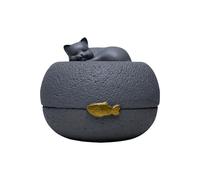 YIUPEDRFG Urne funéraire Unique pour Animaux de Compagnie, Contenant commémoratif, offrant Paix et Amour pour aux propriétaires. Fabriquée en résine Durable, pour Chat, 13 x 13 x 10 cm