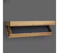 Yiustldd avec Un tiroir Flottant caché, Une étagère Murale avec Protection Contre la Vie privée avec Compartiment Secret, Meubles en Bois,Wood Color