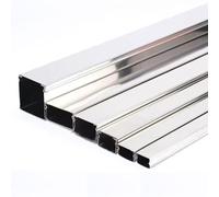 Yiustldd Goulotte de câbles en Acier Inoxydable 201, Protection de câbles en métal, Robuste et Anti-Chocs, 1 m,100x50mm