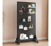 Yiustldd Panneaux perforés en métal avec crochet pour la maison, la cuisine, l'établi, le magasin, 100 x 60 cm