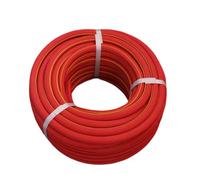 Yiustldd Tuyau Oxygène-Acétylène, Tuyau Double Chalumeau De 8 Mm D'épaisseur Tuyau Ignifuge Haute Pression pour Soudage Et Découpe Industrielle,Rouge,50 Meter