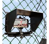 YIUYIC Support de clôture pour téléphone portable avec kit de montage | Compatible avec iPhone, Mevo Start, Insta 360 et autres caméras d'action pour l'enregistrement de baseball (style amélioré)