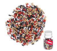 yivom 400 Pierres à Briquet universelles pour Clipper et Zippo, Pierre a briquets avec Flacon de Rangement, Pierres à Briquet compatibles avec Clipper pour La Plupart des briquets-Couleurs mélangées