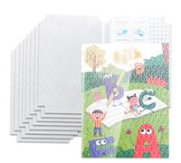 yivom Lot de 10 films de protection pour livres autocollants - Format B5, 30 x 43 cm, transparents, imperméables et sans découpe, pour livres scolaires, couverture rigide, protection de documents