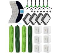 Yivy Lot de 26 Pièces de Rechange pour iRobot Roomba Combo j7+/j9+ /10 MaxAspirateur, Combo j7 Plus/j9 Plus Kit d'accessoires: 4 Brosses Principales, 6 Brosses Latérales, 4 Filtres HEPA,6 Sacs
