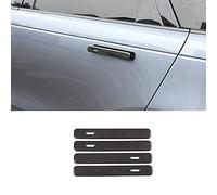 YIWANG Garniture de poignée de porte extérieure en plastique ABS style fibre de carbone pour Range Rover Velar 2017 2018 2019, pour Range Rover Evoque 2019 Accessoires