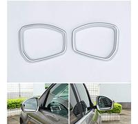 YIWANG Lot de 2 cadres de rétroviseur latéral en ABS chromé pour Discovery Sport 2015-2018 pour RR Velar 2017 2018 Accessoires de voiture