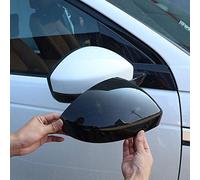 YIWANG Lot de 2 coques de rétroviseurs latéraux en ABS pour Evoque 2016-2019, Discovery Sport 2015-2019, Jag F-Pace X761 Noir brillant