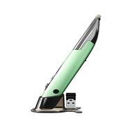 YIWENG 2.4G sans Fil,Souris à Stylo Optique sans Fil 2.4G + BT3.0 + 5.0 à Trois Modes 800/1200 / 1600DPI Souris à Stylo de Poche Rechargeable pour PC Ordinateur Portable Vert