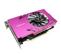 YIWENG Carte Graphique d39,Carte Graphique RX580-4G 6HD Mémoire 4G/256bit/GDDR5 Fréquence de Base 1206MHz 6 Ports HD Suport 6 écrans et résolution 4K/2K HD/1080P