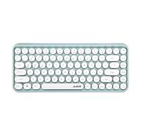 YIWENG Machine de présence de Mot de Passe,Clavier BT 308i Rond avec Capuchon 10 m de Connexion BT 84 Touches pour Windows 2000,Windows XP,Windows ME,Windows Vista,Windows 7/8/10 Vert