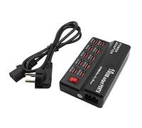 YIWENG Multifunctional,Multifonction Haute Vitesse 10 Ports USB Prise d'alimentation CA/CC Chargeur de Voyage pour Station de Chargement USB pour téléphones intelligents Pad Tablette et Autres p