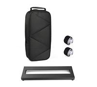 YIWENG Pédalier d39,Petit pédalier d'effet de Guitare en Alliage d'aluminium Pedalboard 15 × 4,9 Pouces avec Sac de Transport