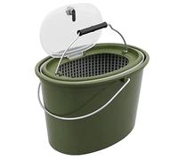 YIWENG Seau de pêche 2-en-1 Boîte à Poissons à Double Pont Passoire à Poisson détachable Passoire Conteneur de Stockage d'appâts de pêche Panier de vidange de pêche à Double poignée