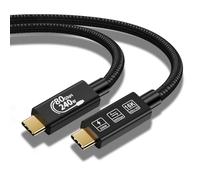 YIWENTEC 80Gbps Thunderbolt 5 Compatible Cable with up to 120Gbps Bandwidth Amplification and 240W Charging Power Compatible with Thunderbolt 4, USB 4 and USB-C