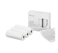 YIWEOG 77 x 30 mm Notes Rouleau de Papier Thermique Papier de reçu Non adhésif sans BPA Étanche à l'huile Résistant au frottement pour Mini imprimante Mobile de Poche A9 / A9s / A9 Pro /