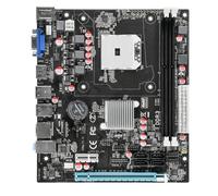 YIWEOG Carte mère d'ordinateur DDR3 Prise en Charge du processeur FS1 Processeurs AMD A4, A6, A8 Prend en Charge jusqu'à 16 Go de mémoire 1066HMz/1333HMz Realtek 100 Mbit USB2.0 SATA2.0 Condensateurs