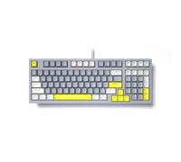 YIWEOG Clavier mécanique K97 RGB Clavier de Jeu à 97 Touches Commutateurs Bleus de Haute qualité Conception Durable et compacte Anti-fantôme à Touches complètes 18 Modes d'éclairage Conception