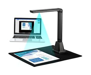 YIWEOG G500TS-R Scanner de caméra de Documents Haute Vitesse 5 mégapixels Taille de Capture A4 Prise en Charge du Scanner Portable Fonction OCR multilingue Numérisation de Codes à Barres Enregistreur