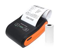 YIWEOG Imprimante de reçus Portable 58 mm Mini Impression Thermique sans Fil BT Connexion USB Imprimante Mobile 203 dpi avec Rouleau de Papier Thermique de 2 Pouces Compatible avec Le système