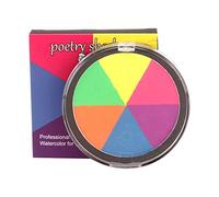 YIWEOG Kit Professionnel de Peinture pour Le Visage et Le Corps 6 Couleurs fluorescentes Palette à Base d'eau Maquillage Cosplay Facepaints Peintures faciales Non Toxiques pour Tous Les Types de Peau