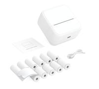 YIWEOG Mini imprimante de Poche Portable Thermique pour Impression de Photos instantanées, Machine à étiquettes, Connexion sans Fil BT, Compatible avec Les Applications Android/iOS, Prise en Charge