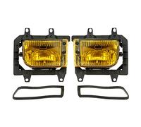 YIWEOG Paire de Kit en Plastique Transparent Gauche et Droite Avant antibrouillard pour E30 Série 3 1985-1993