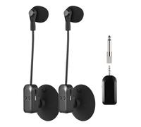 YIWEOG Récepteur de microphone sans fil 2,4 G pour instruments avec ventouse amovible pour guitare, violon, violoncelle, accordéon, haut-parleurs, amplificateur de voix, captation de scène, micro