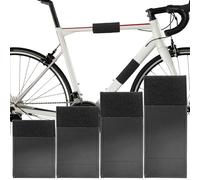 YIWONFU 4 PCS Protection Cadre Velo Carbone, Protection pour Cadre de Vélo Thule, Protection Cadre VTT en Néoprène pour VéLos électriques, VéLos de Course, Vélos de Route, VéLos de Voyage (S+M+L+XL)