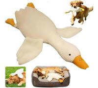 YIWOYI Canard en peluche extra large pour chiens de taille moyenne et grande - Jouet interactif à mâcher pour jouer et dresser (90 cm)