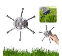 YIWOYI Tête de débroussailleuse en fil d'acier universelle de 15,2 cm pour désherbeur, compatible avec la plupart des tondeuses à gazon, installation sans outil (1 pièce)