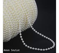 YIWU NING CHENG Bande Perles ACRYLIQUES 4MM 5 MÈTRES