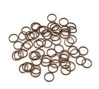 YIWU NING CHENG Boucle Ouverte en Fer 10MM 200PCS/SAC