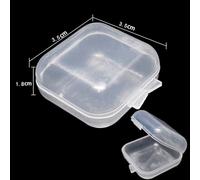 YIWU NING CHENG BTE DE RANGEMNT en Plastique 3,5X3,5X1,8CM 5PCS/SA