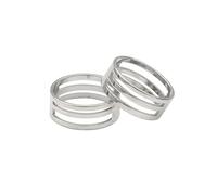 YIWU NING CHENG Outil en Acier Inoxydable pour Bague 18MM 1PC/Sac