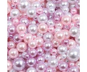 YIWU NING CHENG Perles ACRYLIQUES sans Trou 3-8MM 150-200PCS/SAC