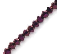 YIWU NING CHENG Perles en Verre FACETTÉES en Cristal 4MM 80 PIÈCES