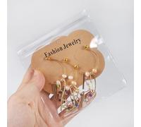 YIWU NING CHENG Sac Zip PVC 10,5X11CM 50PCS