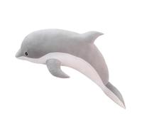 YIXANNX 1 Ensemble Peluche Belle Dauphin en Forme Enfants Cadeau Confortable Animal Oreiller poupées ameublement Sieste oreillers