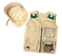 YIXANNX 1 Set Explorer Kit Scientifique Intéressant Creative Role Play Props Early Education Portable Adventure Clothing