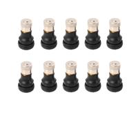 YIXANNX 10 pièces Tige de Valve Caoutchouc VTT Fournitures Bouchons de Pneu Manchon Anti-poussière vannes à Vide Accessoires Scooter