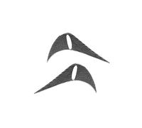 YIXANNX 2 pièces feu arrière bande de sourcil couverture en Fiber auto-adhésif protecteur résistant anti-rayures remplacement spécial pour GT86 BRZ