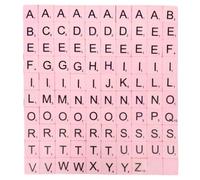 YIXANNX 200 pièces, Artisanat Attrayant de Chiffres Anglais pour Enfants, Apprentissage de l'alphabet en Bois, Alphabet Anglais, nombres