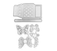 YIXANNX 4 pièces/ensemble en acier au carbone Scrapbooking meurt décoration faisant outil Photo Album gaufrage pochoirs artisanat fournitures