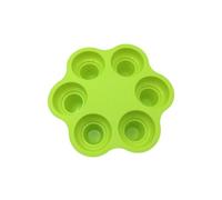 YIXANNX 6 Grille Fleur Forme Silicone Réutilisable Moule Glace Plateau Désert Décoration Portable Moule Distributeur Pour Fournitures, Grenn