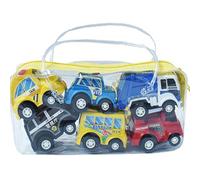 YIXANNX 6 pièces Retirer Voiture interactif Apprentissage Formation Jouer Jouets fête Anniversaire Portable véhicule Couleur aléatoire