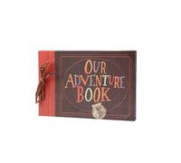 YIXANNX Album Photo fabrication doux cadeaux anniversaire Scrapbook Style Vintage Albums faits à la main grande capacité bricolage accessoire, Aventure