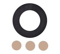 YIXANNX Anneaux de en caoutchouc pour sols de salon coiffure, protègent les sols des rayures et des cheveux. Installation facile. Joint d'étanchéité pour base hydraulique fauteuil