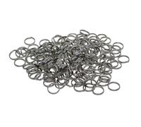 YIXANNX Anneaux de jonction robustes, anneaux brisés, fermoirs conçus pour relier des breloques, création de bijoux, cadeaux d'invités, porte-clés faciles et pratiques à transporter, fermoirs et