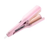 YIXANNX Attelle en V profonde Augmentation de la température Rouleaux en forme de V français faciles Soins capillaires Type d'eau Glaçage céramique Fournitures coiffure, Poudre chérie